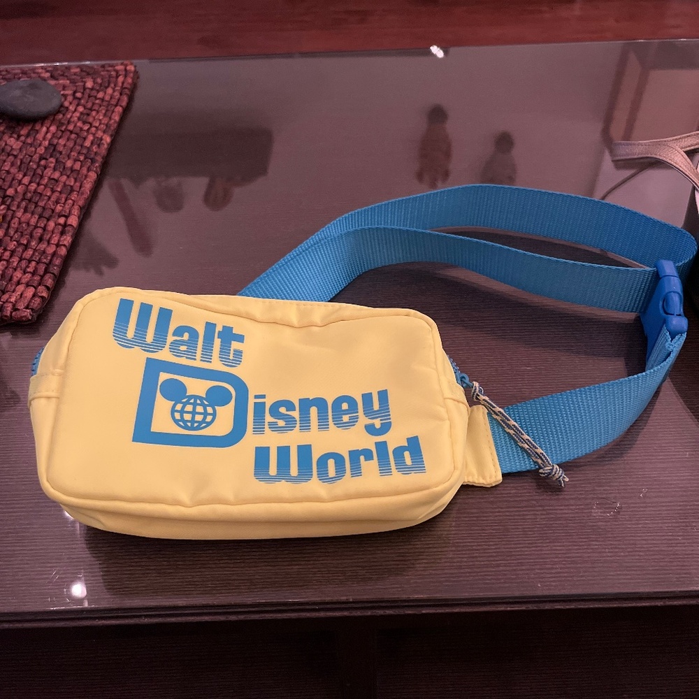 Walt Disney World Neon Yellow Fanny pack/crossbody